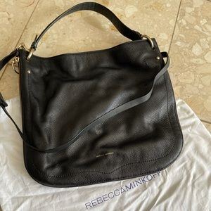 Rebecca Minkoff Judy Convertible Bag-Black Leather
